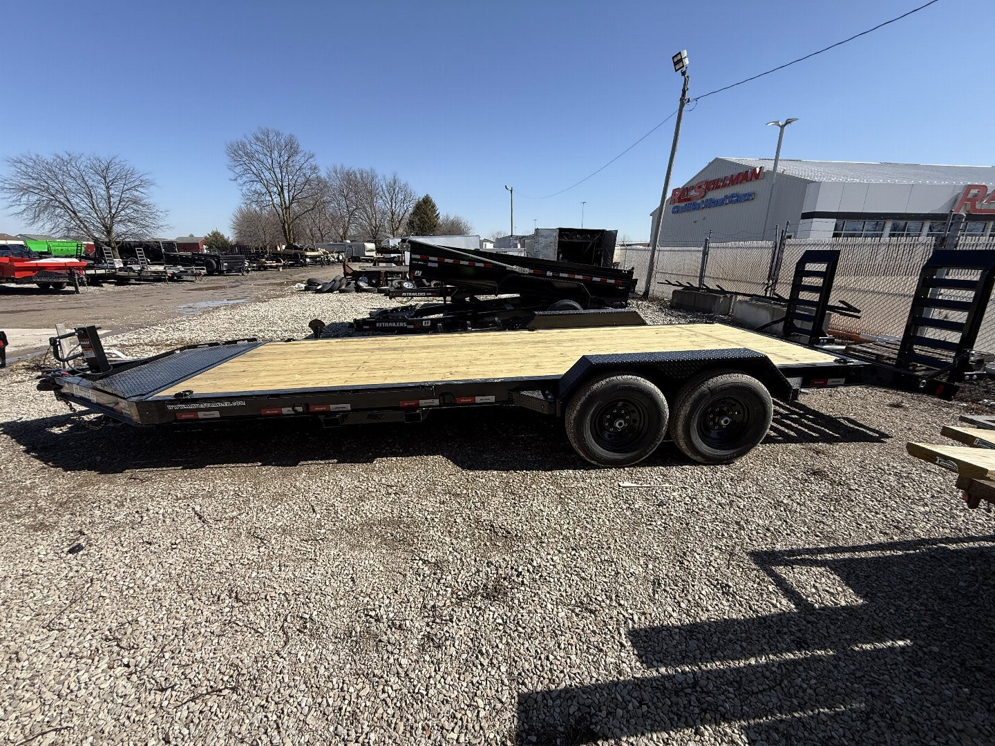New 2025 LIBERTY LE14K83X19+3B8 Equipment Trailer 83X22 TA (GVW:14000) BLACK