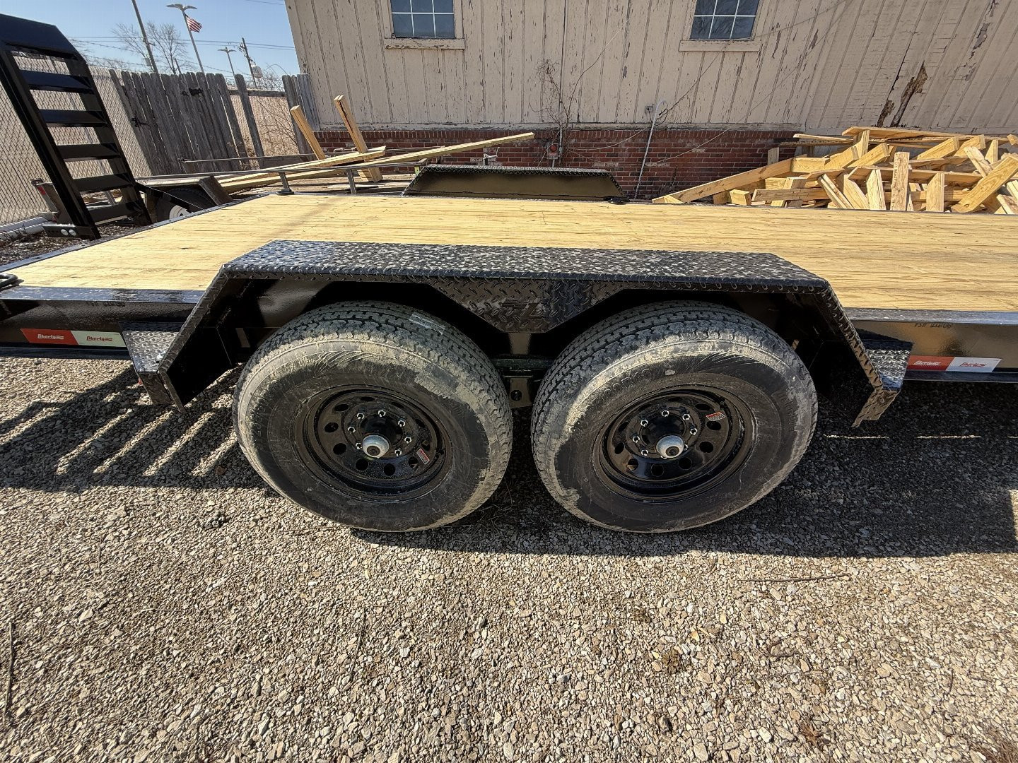 New 2025 LIBERTY LE14K83X19+3B8 Equipment Trailer 83X22 TA (GVW:14000) BLACK