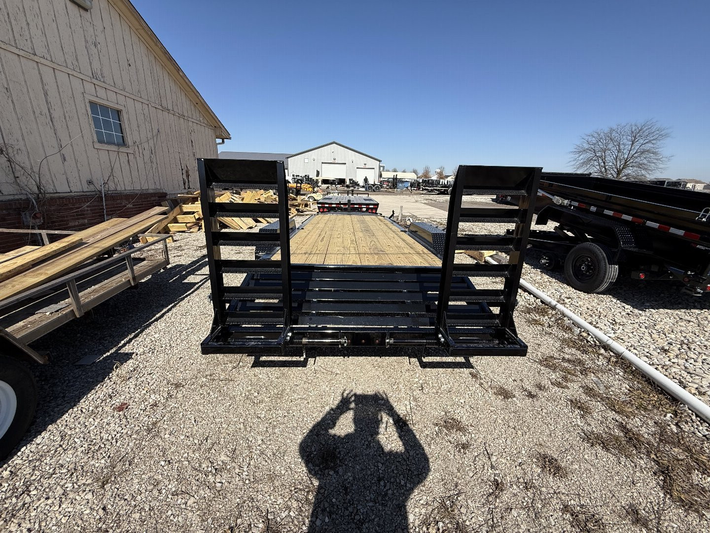 New 2025 LIBERTY LE14K83X19+3B8 Equipment Trailer 83X22 TA (GVW:14000) BLACK