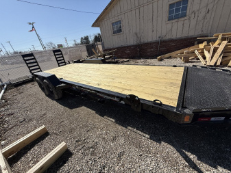 New 2025 LIBERTY LE14K83X19+3B8 Equipment Trailer 83X22 TA (GVW:14000) BLACK