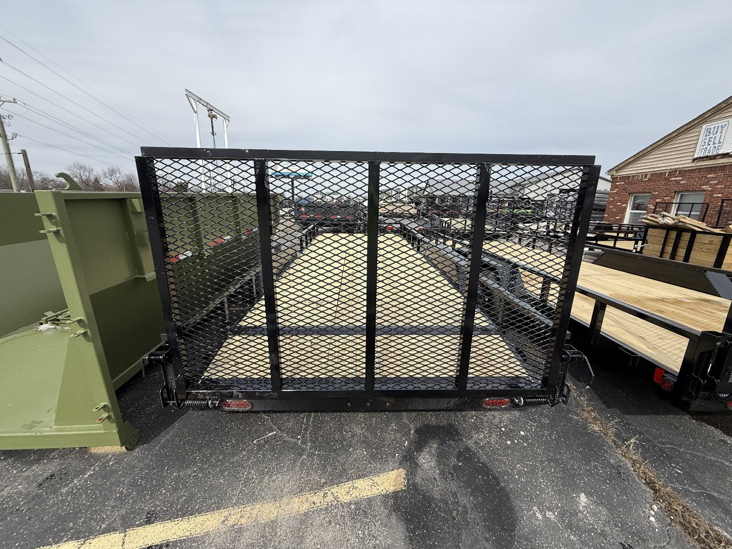 New 2025 Liberty LU7K83X18+2C4TT Utility Trailer 83X20 TA (GVW:7000) MIDNIGHT BLACK