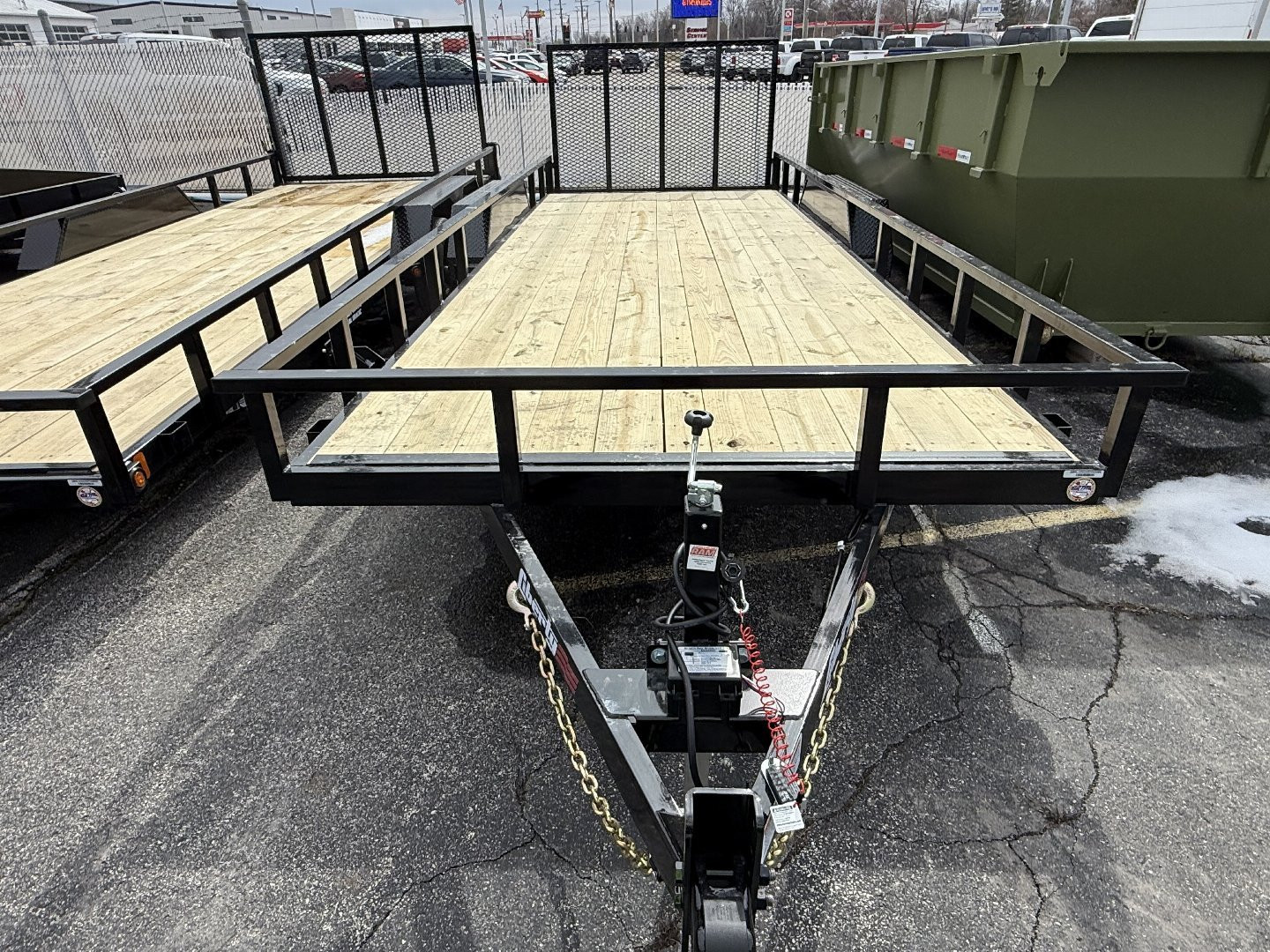 New 2025 Liberty LU7K83X18+2C4TT Utility Trailer 83X20 TA (GVW:7000) MIDNIGHT BLACK