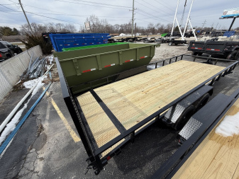 New 2025 Liberty LU7K83X18+2C4TT Utility Trailer 83X20 TA (GVW:7000) MIDNIGHT BLACK