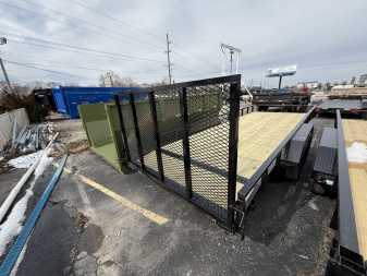 New 2025 Liberty LU7K83X18+2C4TT Utility Trailer 83X20 TA (GVW:7000) MIDNIGHT BLACK