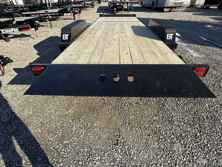 New 2025 Behnke TBCT2216ET Tilt Trailer 83X22 TA PARTIAL TILT (GVW:16000) BLACK