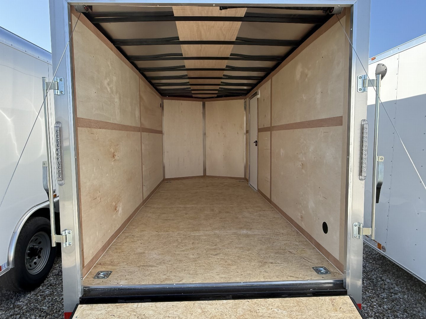 New 2025 RC Trailers MWT7X14TA2 Cargo / Enclosed Trailer 7X16 TA RAMP DOOR(GVW:7000) SILVER