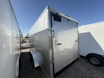 New 2025 RC Trailers MWT7X14TA2 Cargo / Enclosed Trailer 7X16 TA RAMP DOOR(GVW:7000) SILVER