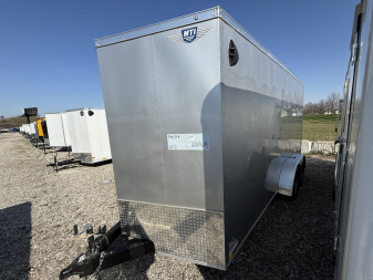 New 2025 RC Trailers MWT7X14TA2 Cargo / Enclosed Trailer 7X16 TA RAMP DOOR(GVW:7000) SILVER