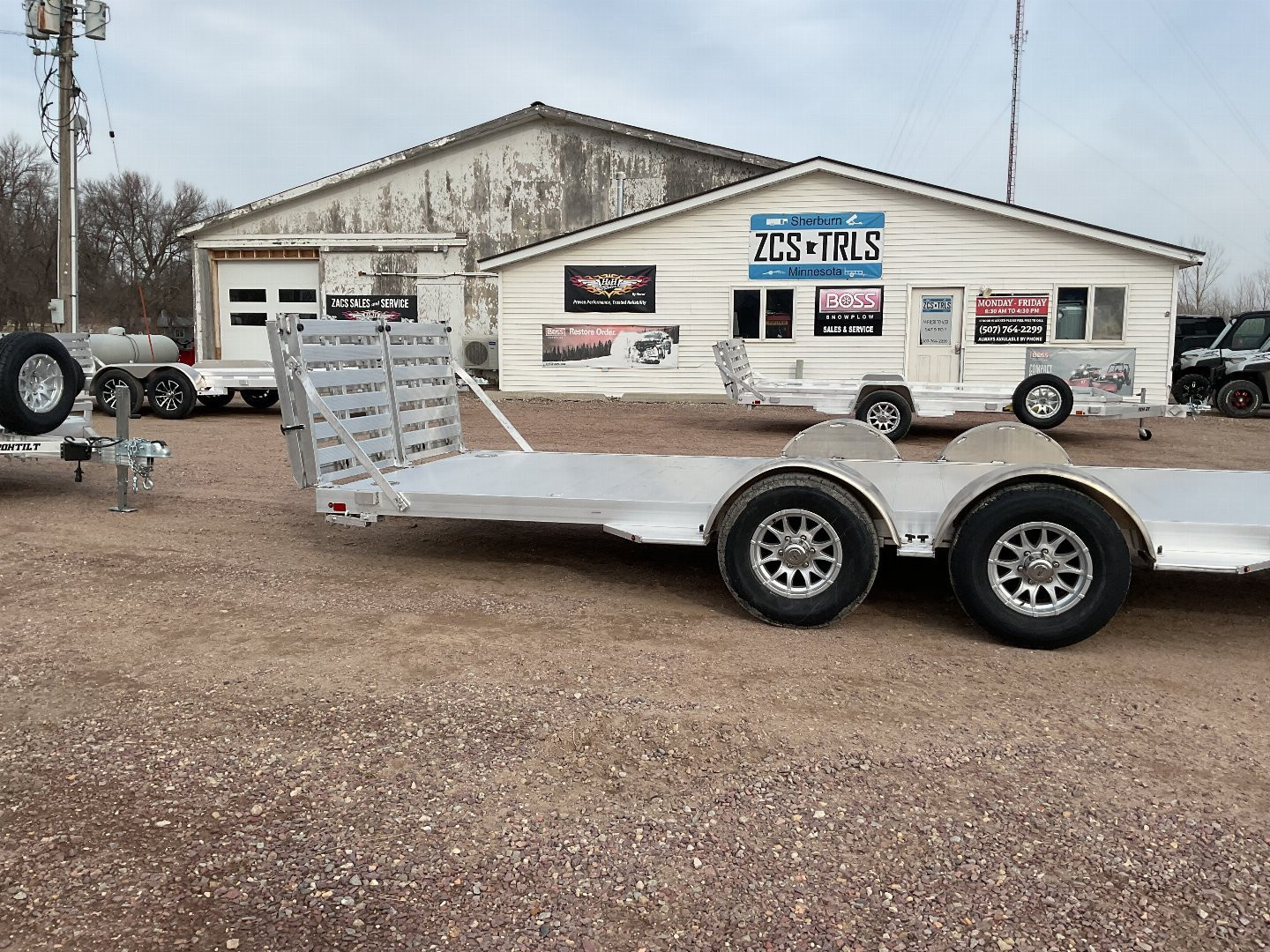 New 2026 Aluma 8224H Landscape Trailer