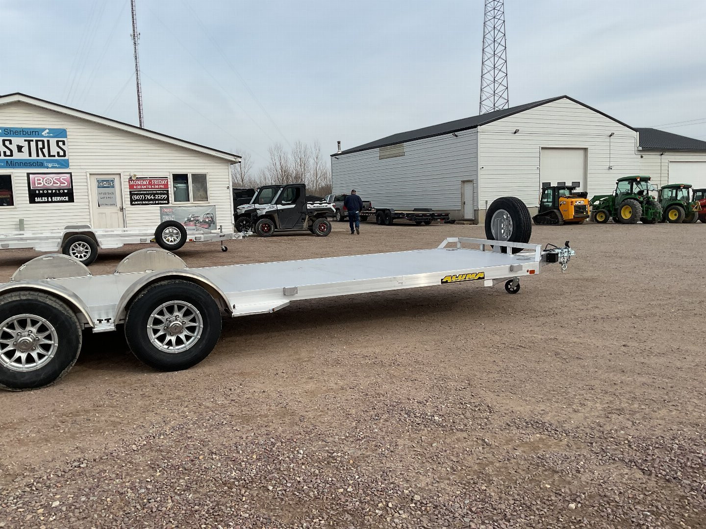New 2026 Aluma 8224H Landscape Trailer