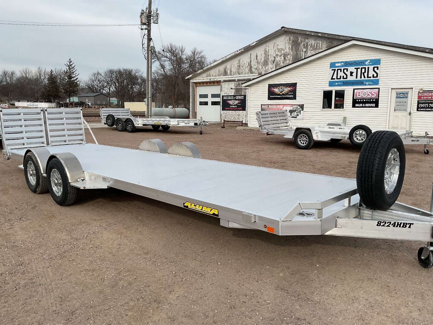 New 2026 Aluma 8224H Landscape Trailer