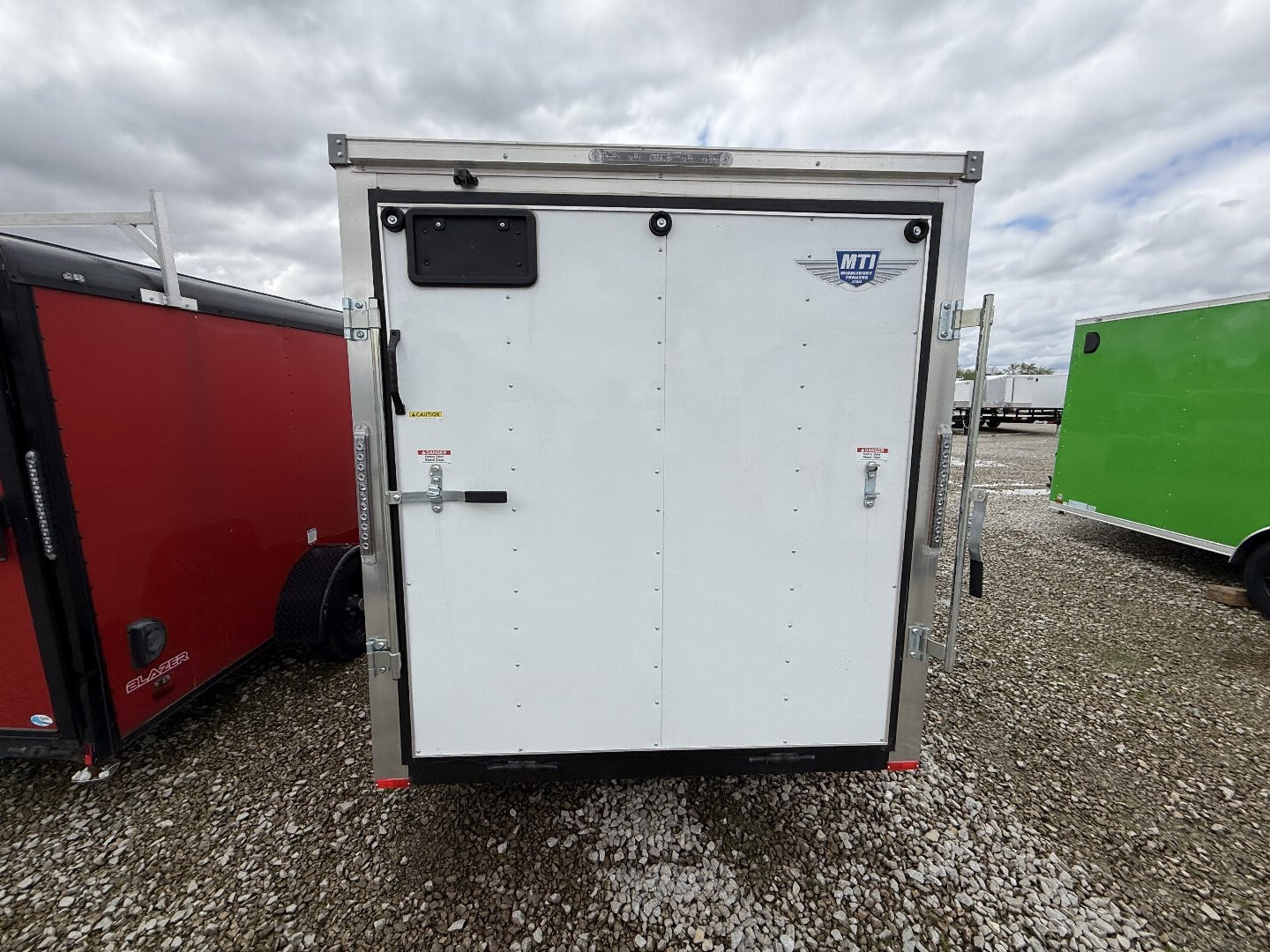 New 2025 RC Trailers MWT6X14SA Cargo / Enclosed Trailer SA RAMP DOOR(GVW:2990) WHITE