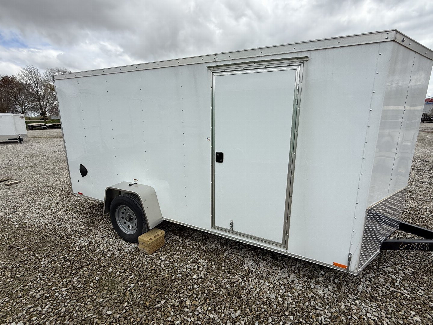 New 2025 RC Trailers MWT6X14SA Cargo / Enclosed Trailer SA RAMP DOOR(GVW:2990) WHITE