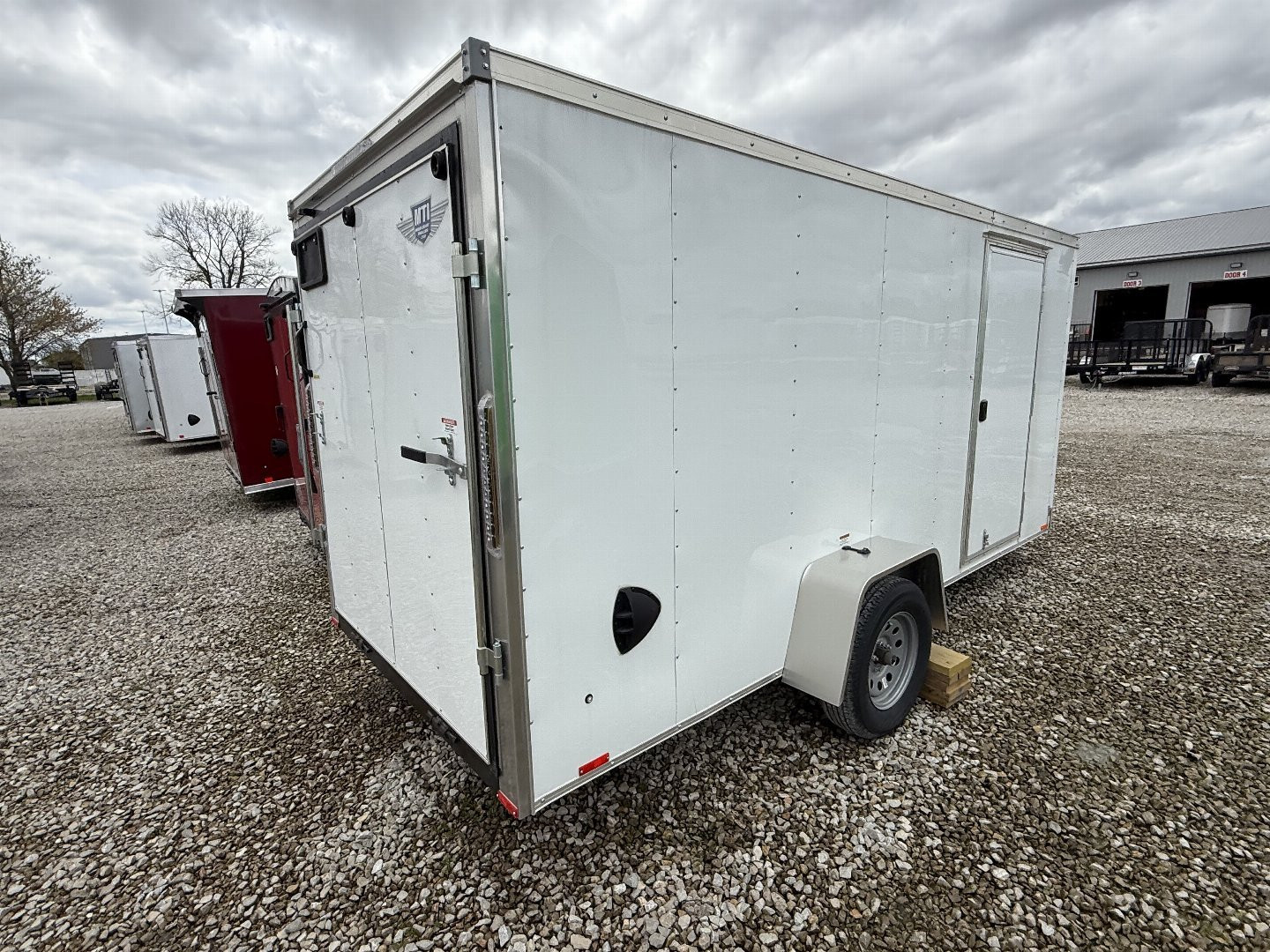 New 2025 RC Trailers MWT6X14SA Cargo / Enclosed Trailer SA RAMP DOOR(GVW:2990) WHITE