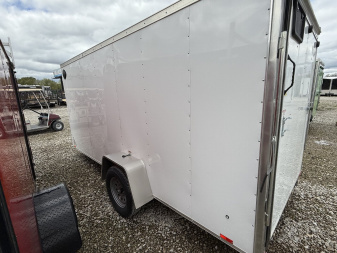 New 2025 RC Trailers MWT6X14SA Cargo / Enclosed Trailer SA RAMP DOOR(GVW:2990) WHITE
