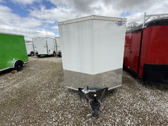 New 2025 RC Trailers MWT6X14SA Cargo / Enclosed Trailer SA RAMP DOOR(GVW:2990) WHITE