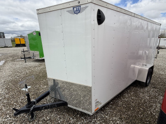 New 2025 RC Trailers MWT6X14SA Cargo / Enclosed Trailer SA RAMP DOOR(GVW:2990) WHITE