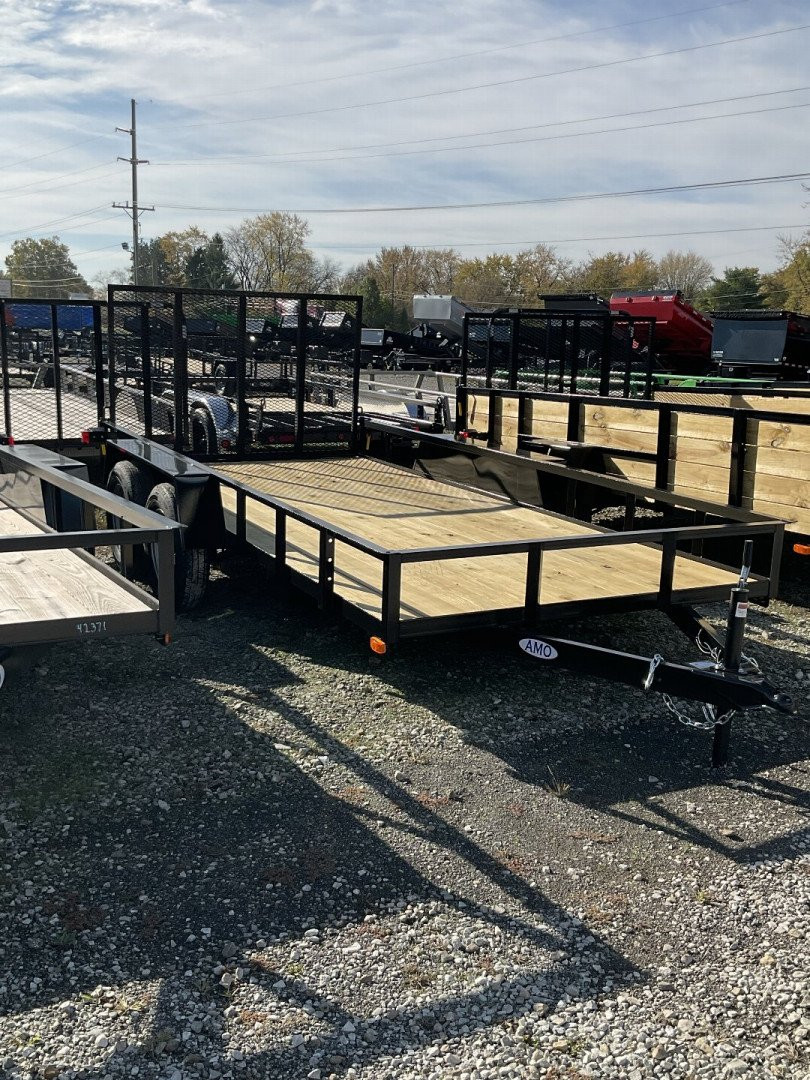 New 2025 AMO UT142 Utility Trailer 76X14 TA (GVW:7000)