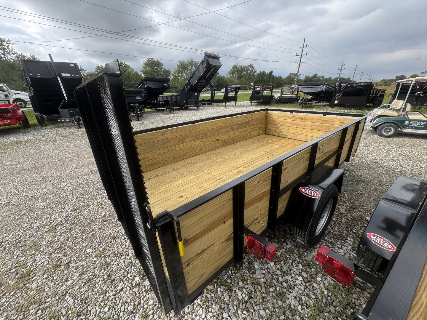 New 2025 AMO US121 Utility Trailer 76X12 SA HIGH SIDE (GVW:2990)