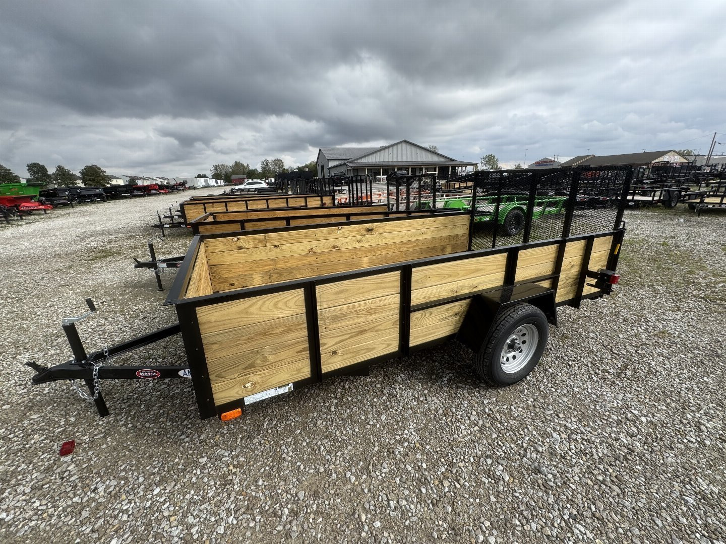 New 2025 AMO US121 Utility Trailer 76X12 SA HIGH SIDE (GVW:2990)