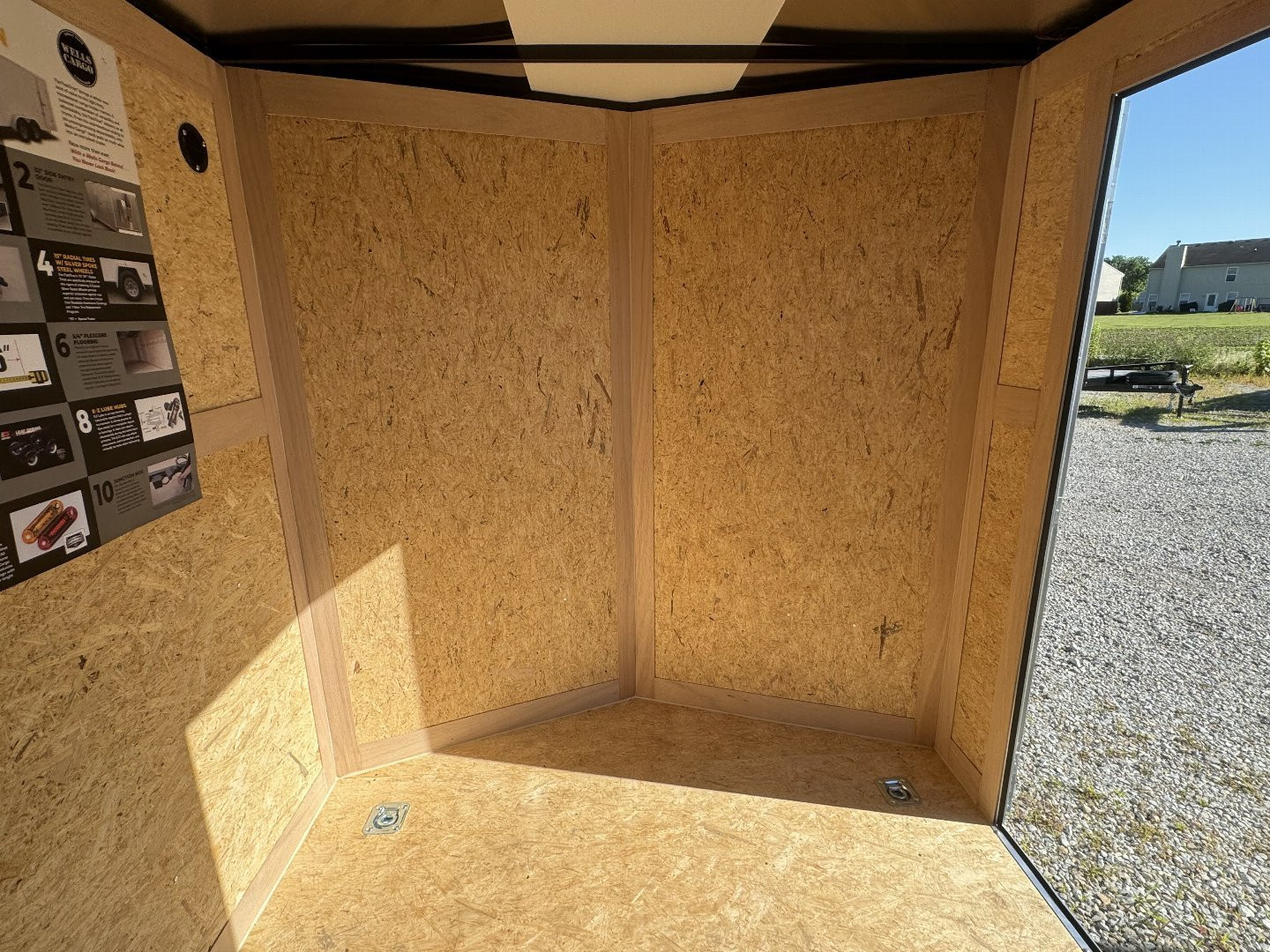 New 2025 WELLS CARGO FT716T2-D Cargo / Enclosed Trailer 7X16 TA RAMP DOOR (GVW:7000) WHITE