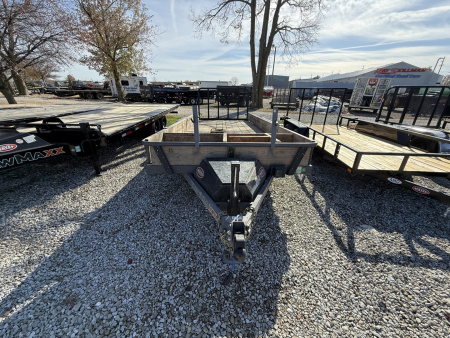 Used USED 2025 RAWMAXX UTX1883BP10K Utility Trailer 83X18 TA (GVW:10000) SHADOW GRAY
