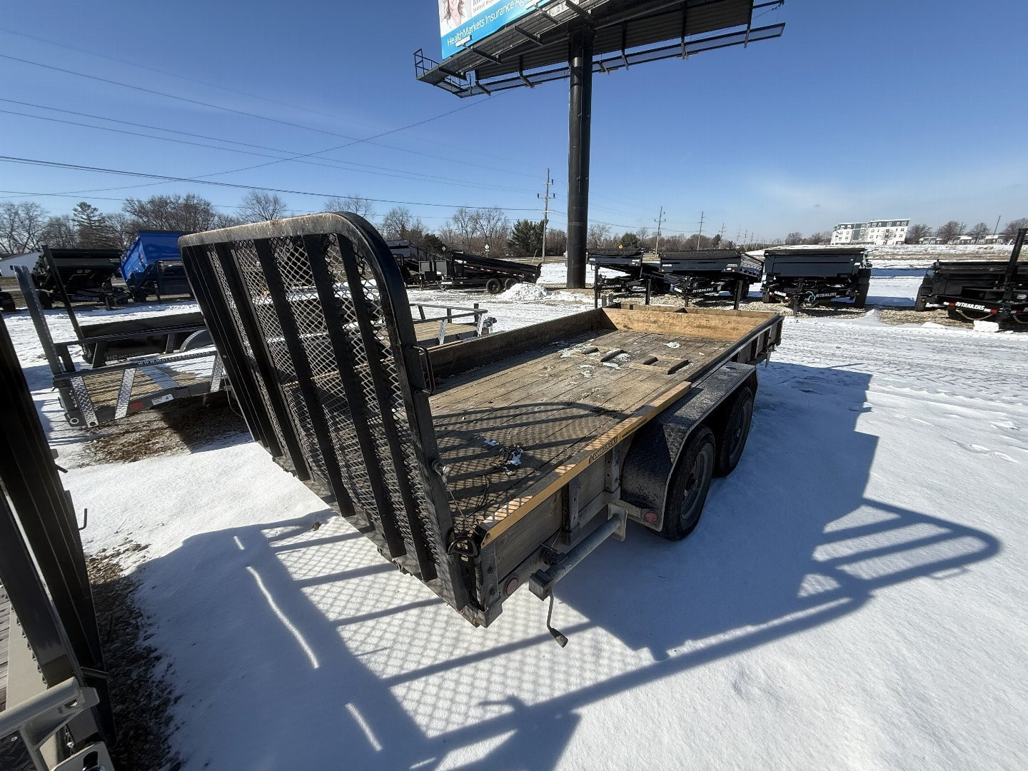 Used USED 2022 PJ Trailers UL162 Trailer 83X16 TA (GVW:7000) BLACK