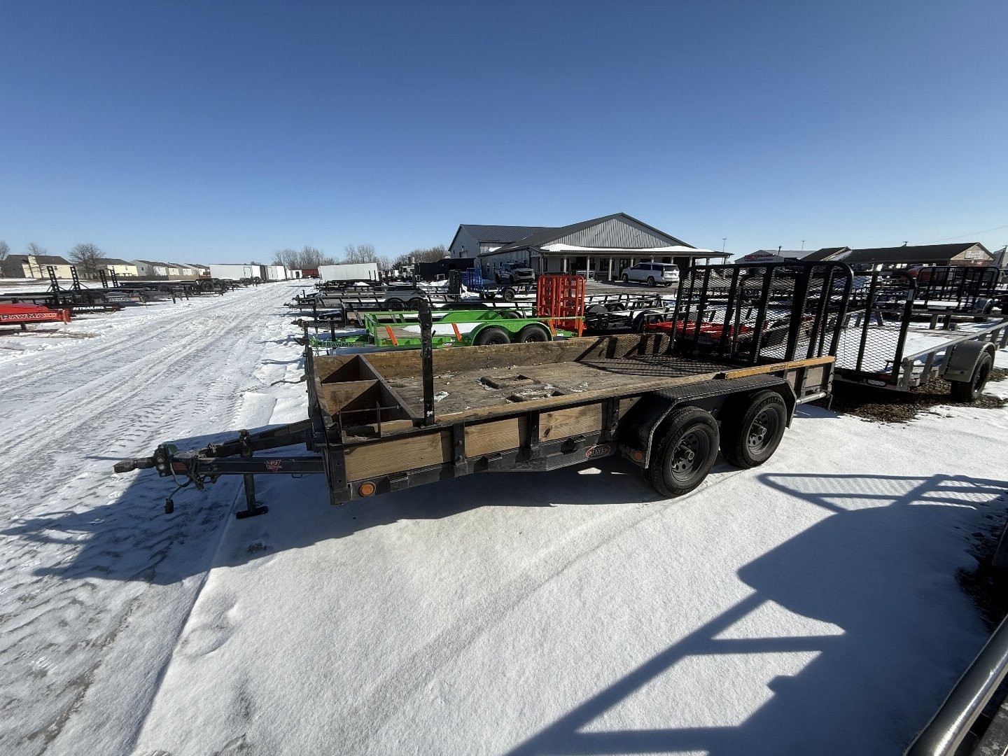 Used USED 2022 PJ Trailers UL162 Trailer 83X16 TA (GVW:7000) BLACK