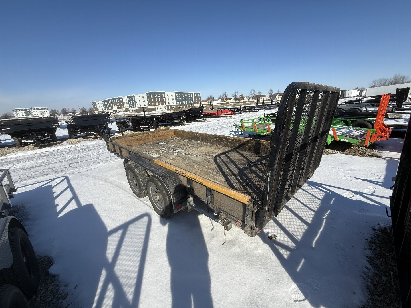 Used USED 2022 PJ Trailers UL162 Trailer 83X16 TA (GVW:7000) BLACK