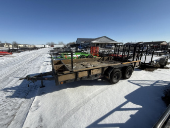 Used USED 2022 PJ Trailers UL162 Trailer 83X16 TA (GVW:7000) BLACK