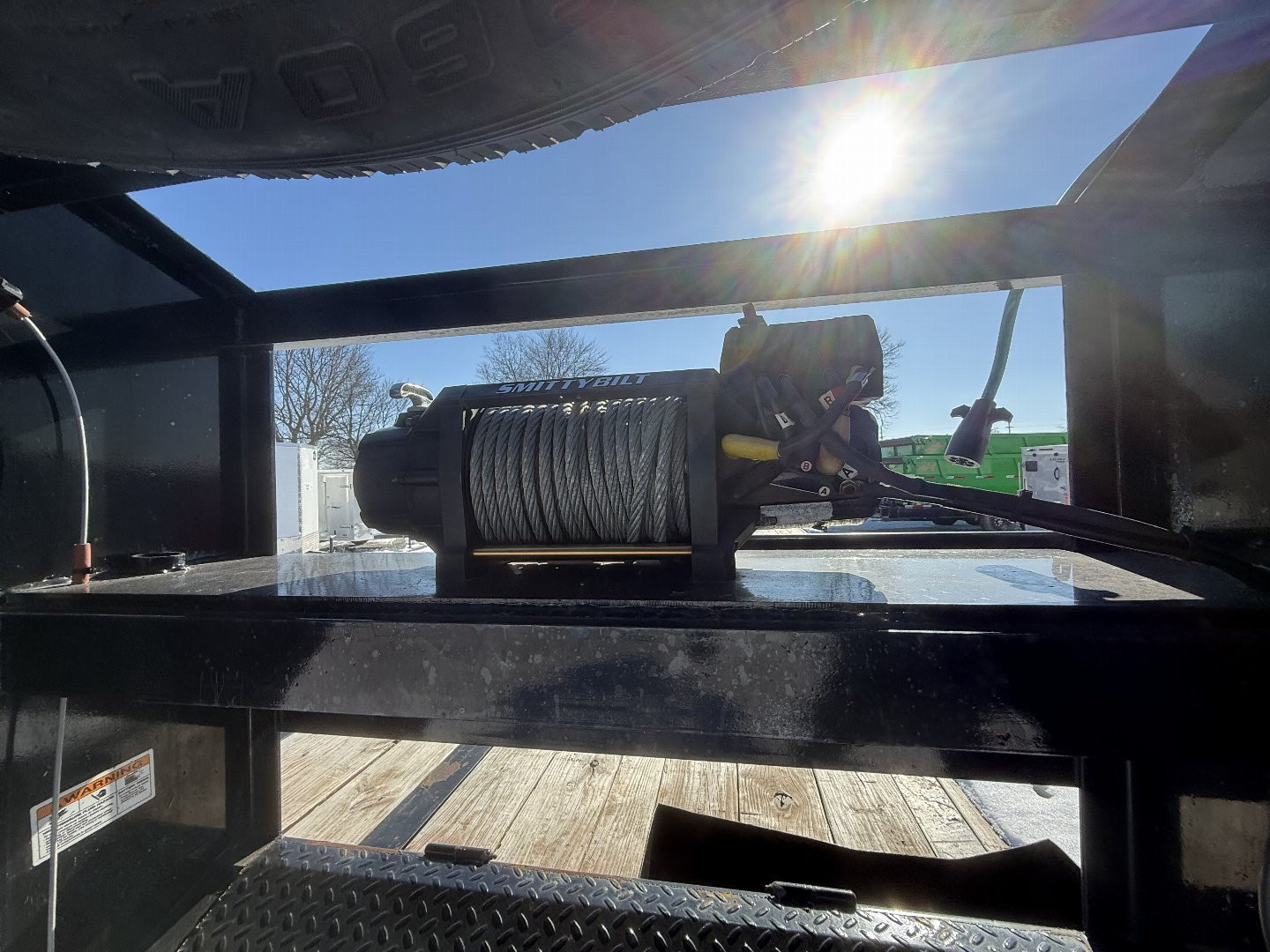 Used USED 2021 PJ Trailers LD402 Equipment Trailer 102x40 TA DUAL GOOSENECK DOVETAIL (GVW: 25000) BLACK W/ MONSTER RAMPS