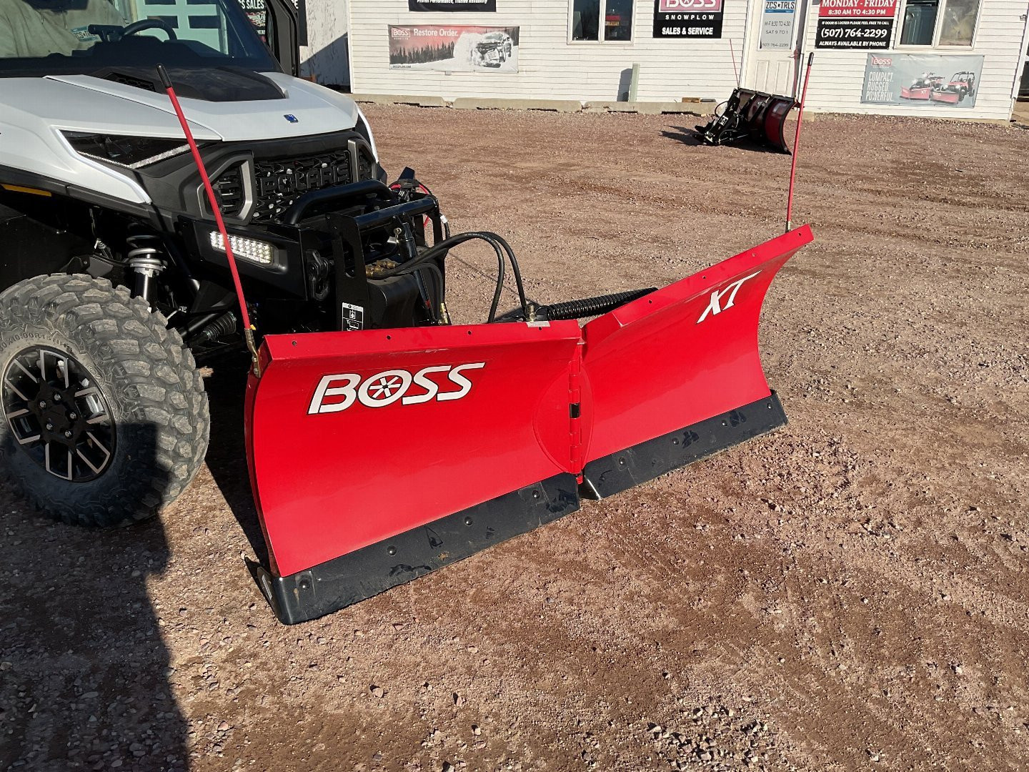 New 2025 BOSS UTV 6'6" XT V-PLOW Snow Plow