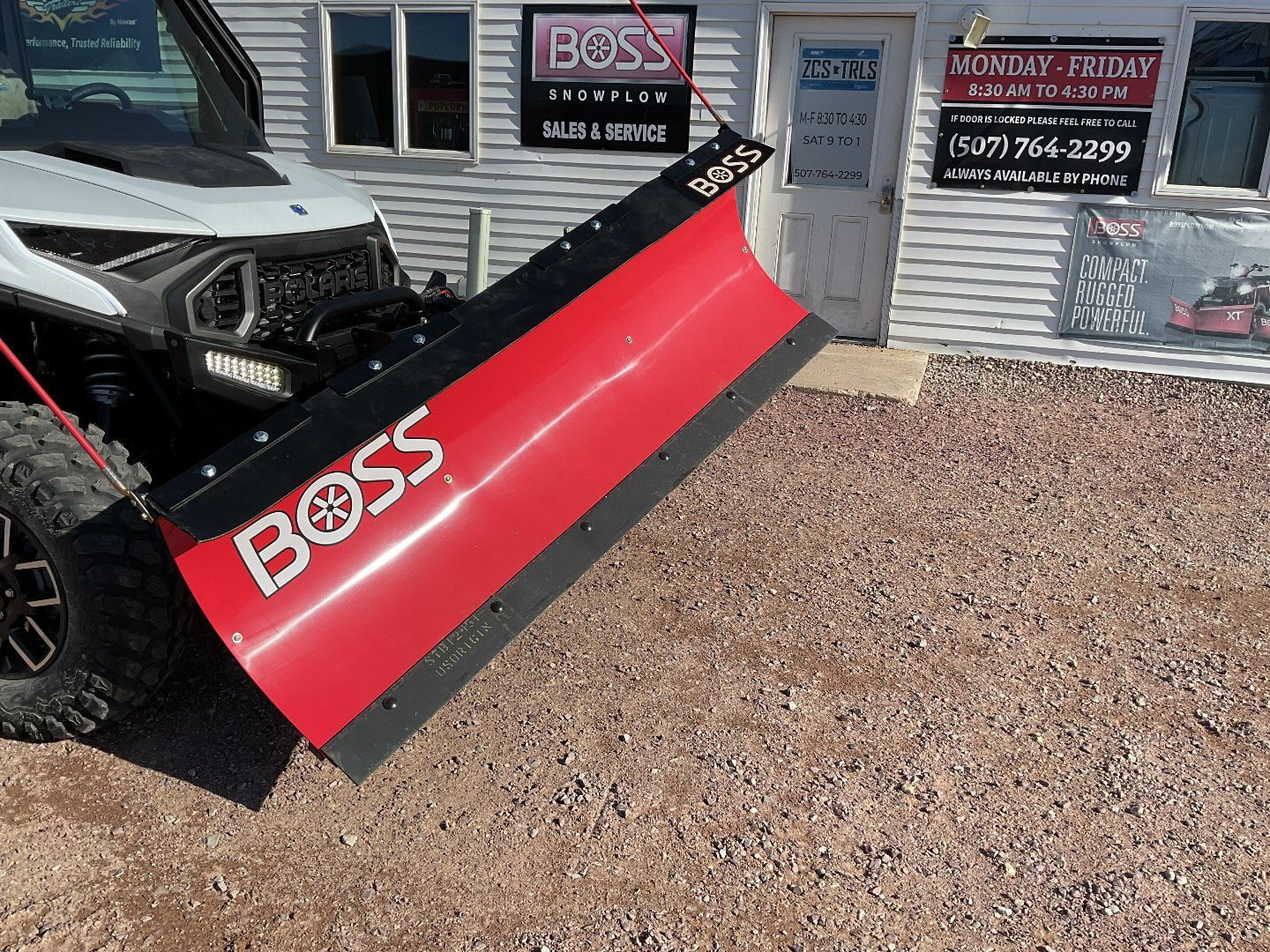 New 2025 BOSS 6'0 UTV STRAIGHT BLADE Snow Plow