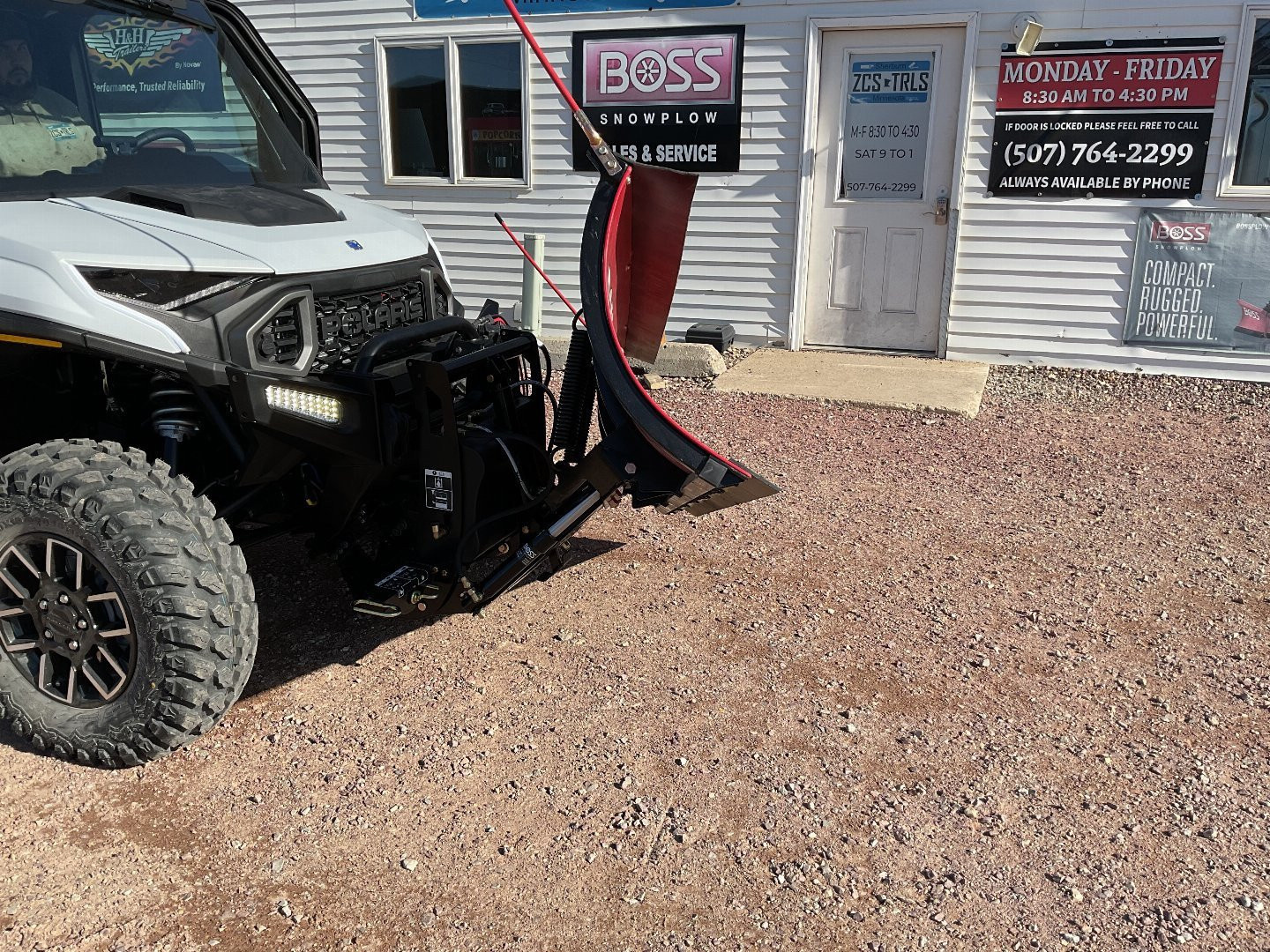 New 2025 BOSS 6'0 UTV STRAIGHT BLADE Snow Plow