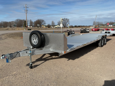 New 2025 Aluma WB28H-TA Landscape Trailer