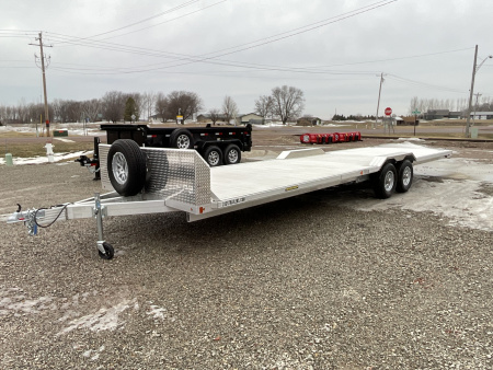 New 2025 Aluma WB28H-TA Landscape Trailer