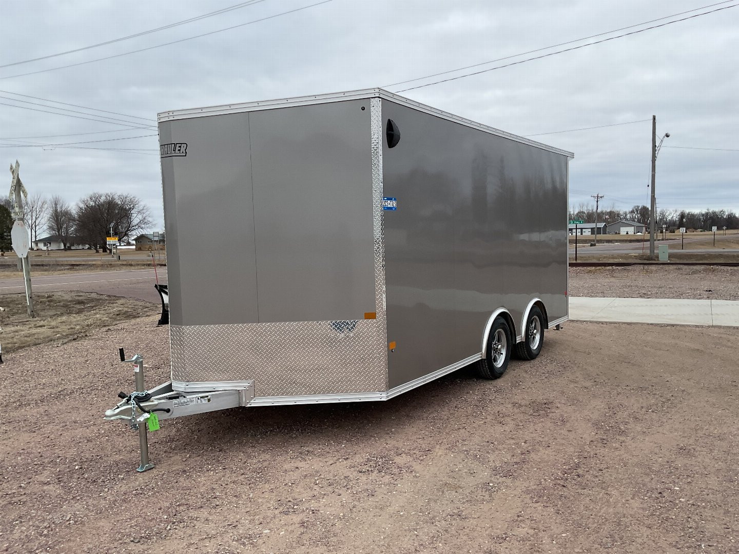 New 2025 ALCOM EZEC8.5X16UTV Cargo / Enclosed Trailer