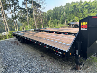 New 2026 Big Tex Trailers 25GN-33D5A Flatbed Trailer