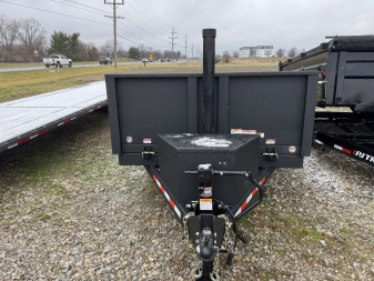 New 2025 Watchdog Trailers WD716 Dump Trailer 7X16 TA (GVW: 14000)BLACK