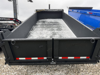 New 2025 Watchdog Trailers WD716 Dump Trailer 7X16 TA (GVW: 14000)BLACK