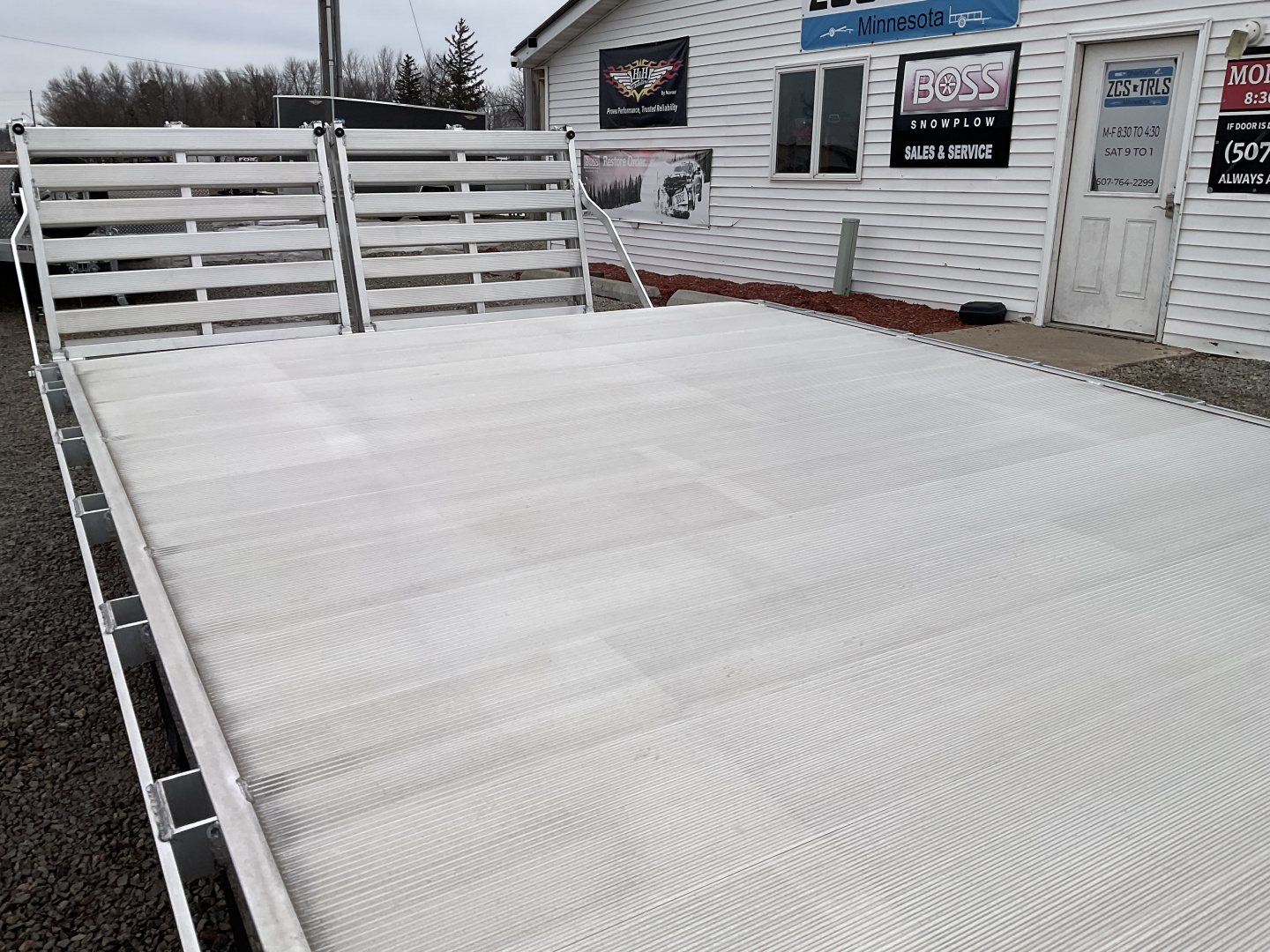 New 2025 Aluma 1022-BT Landscape Trailer