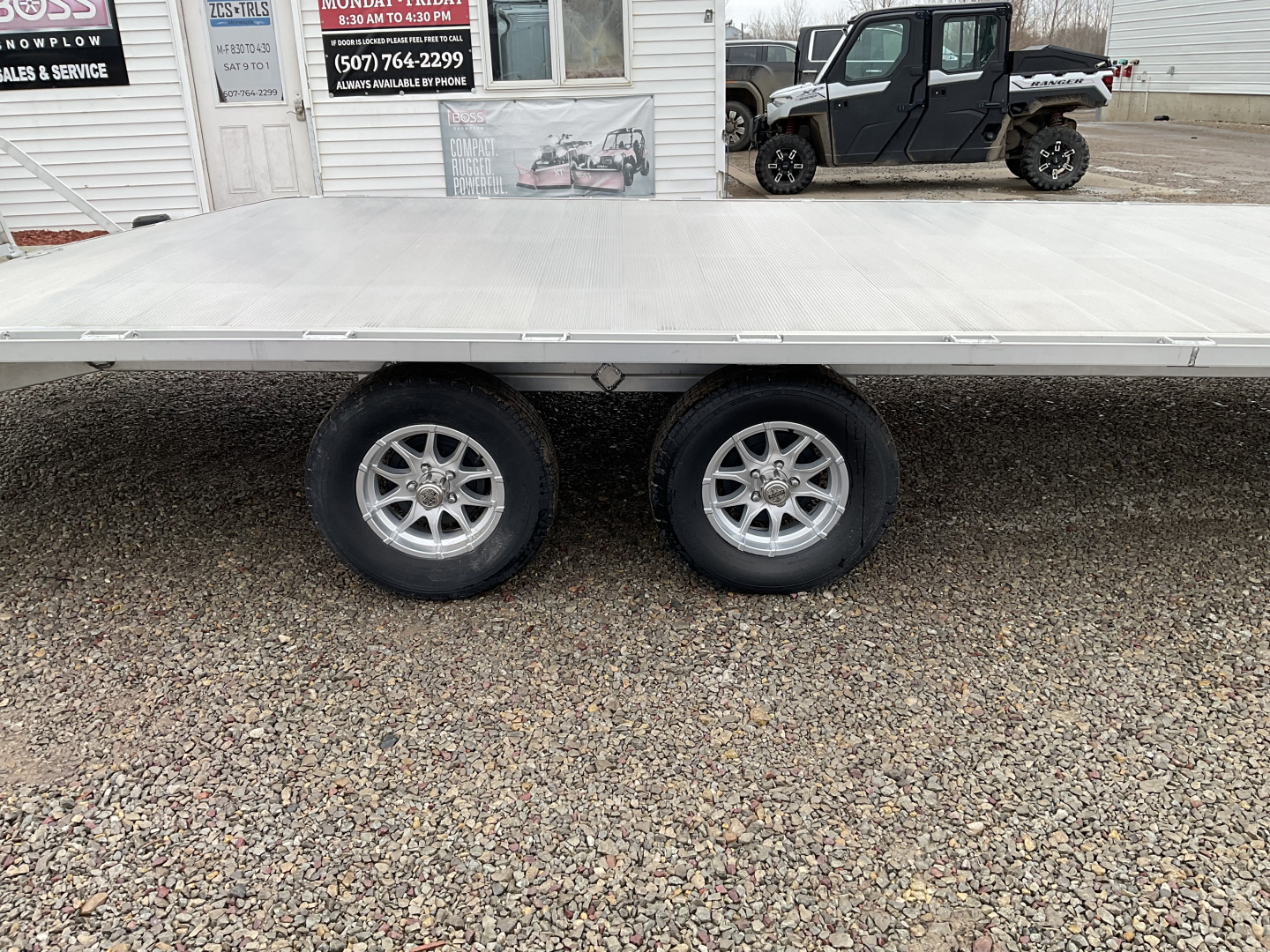 New 2025 Aluma 1022-BT Landscape Trailer