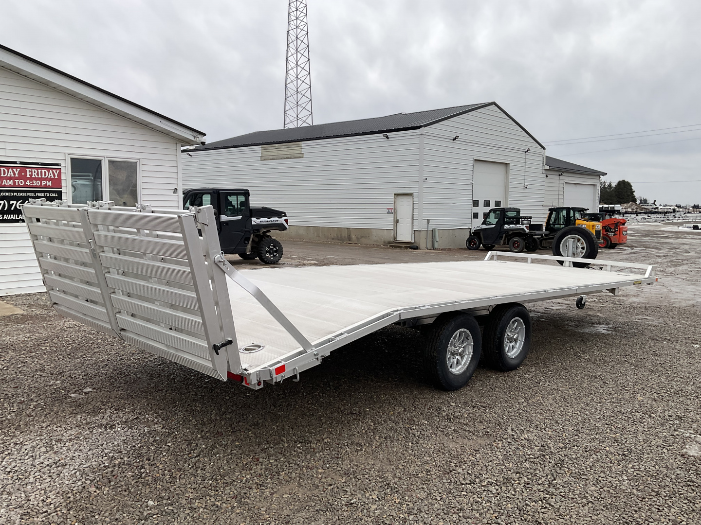 New 2025 Aluma 1022-BT Landscape Trailer