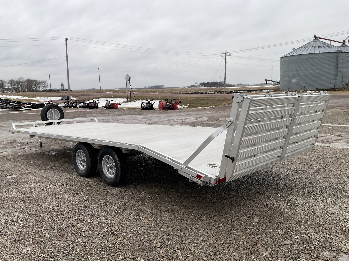 New 2025 Aluma 1022-BT Landscape Trailer