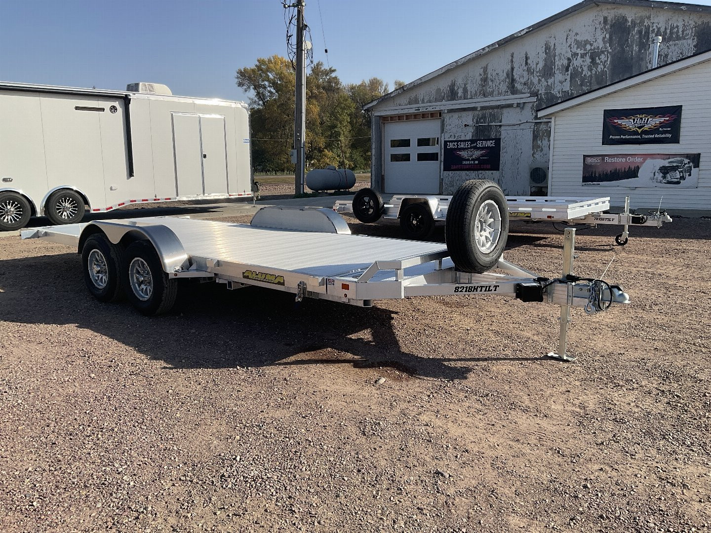 New 2025 Aluma 8218H-TILT Tilt Trailer