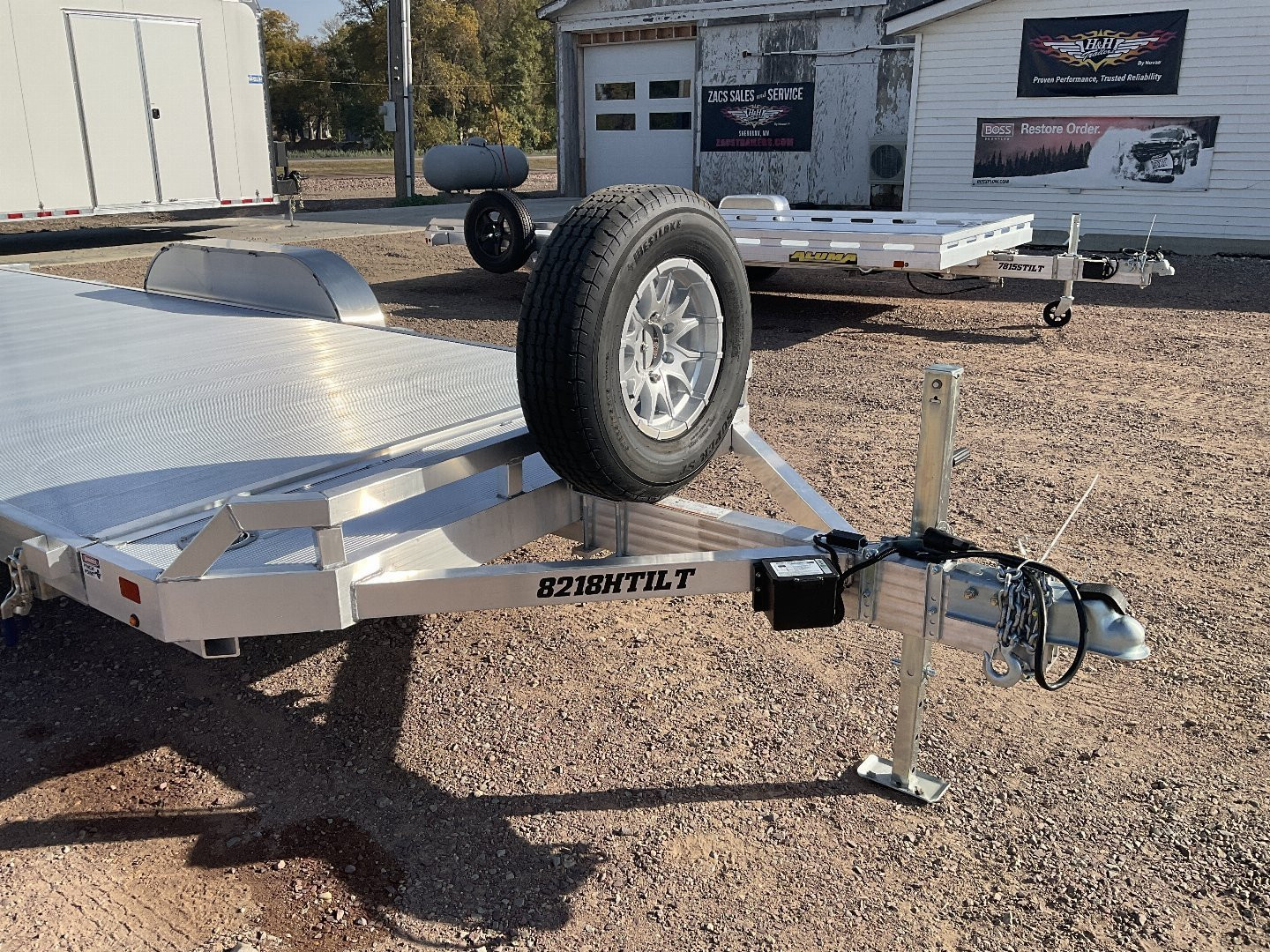 New 2025 Aluma 8218H-TILT Tilt Trailer