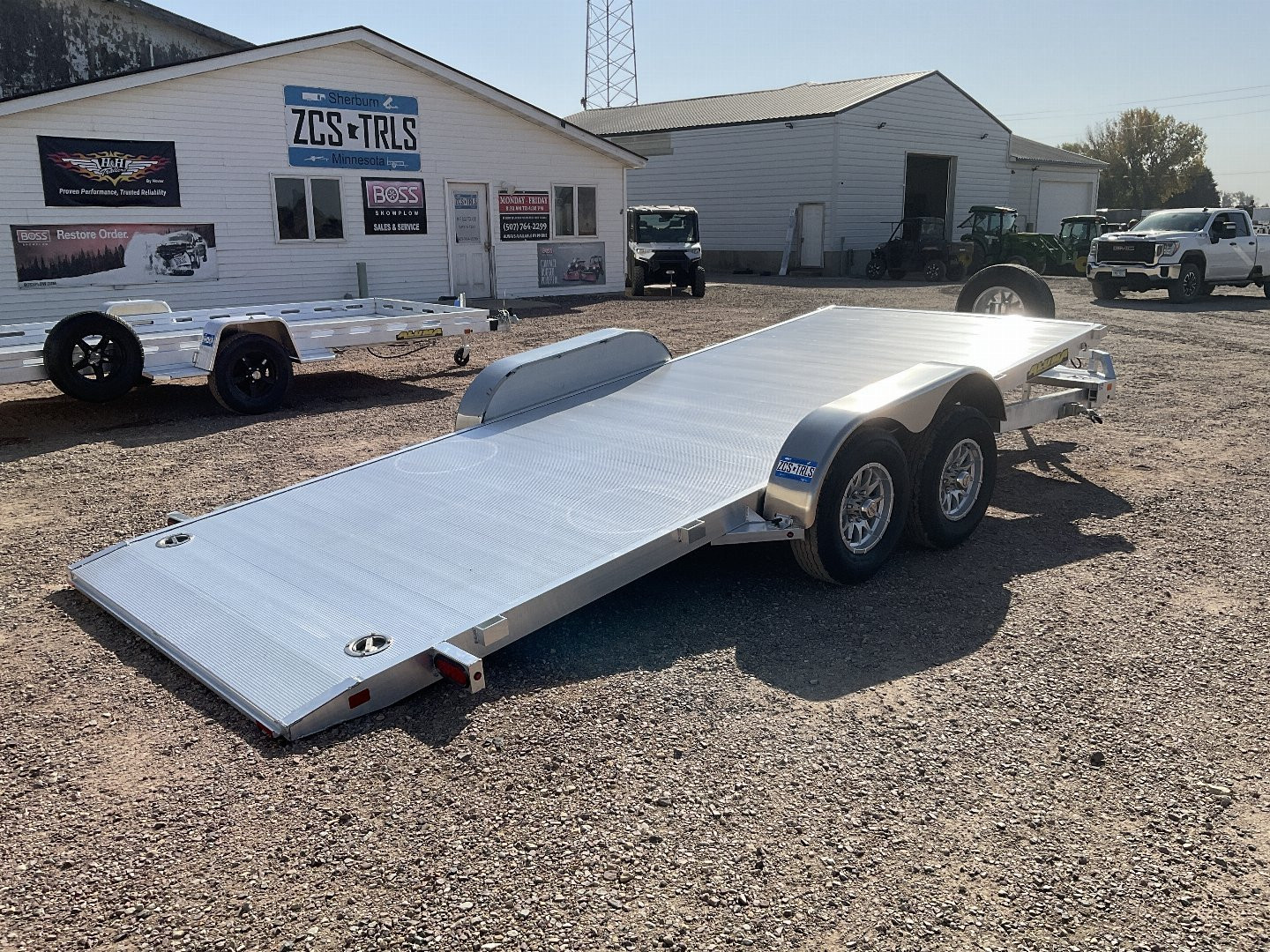 New 2025 Aluma 8218H-TILT Tilt Trailer