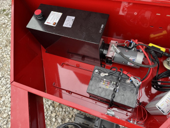 New 2025 Liberty LD14K83X16B8TSHS Dump Trailer 83X16 TA (GVW:15400) PATRIOT RED