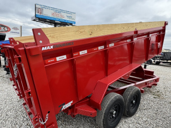 New 2025 Liberty LD14K83X16B8TSHS Dump Trailer 83X16 TA (GVW:15400) PATRIOT RED