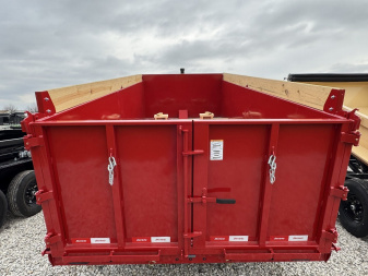 New 2025 Liberty LD14K83X16B8TSHS Dump Trailer 83X16 TA (GVW:15400) PATRIOT RED